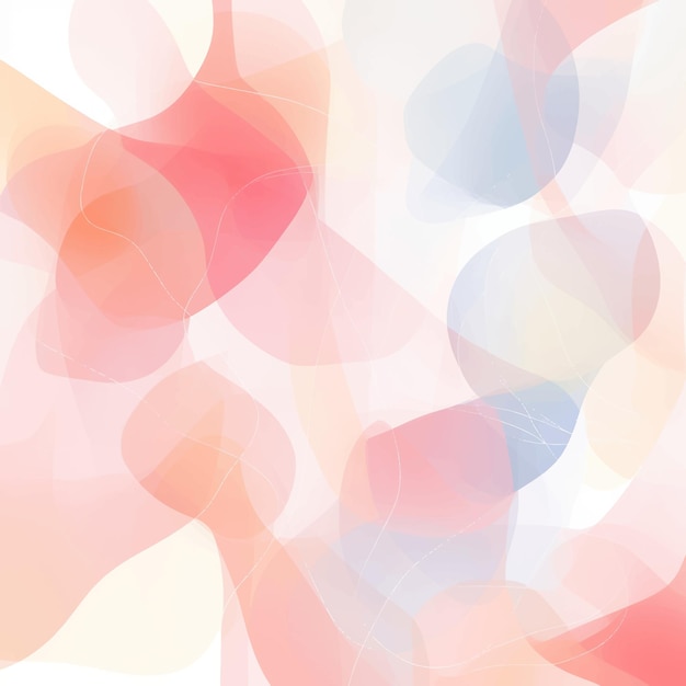 Illustration vectorielle à l'aquarelle dessinée à la main avec des cadres géométriques floraux abstraits et minimalistes