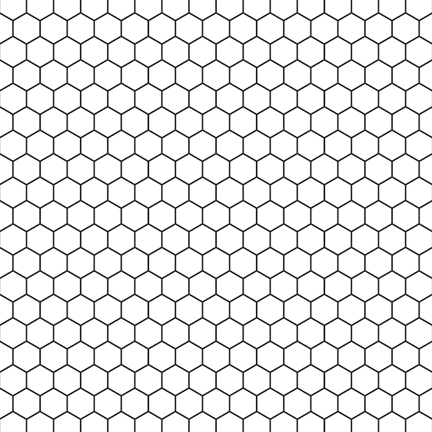 Vecteur illustration vectorielle d'arrière-plan du modèle de réseau de polygones hexagonaux