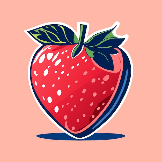 Illustration Vectorielle Aux Fraises