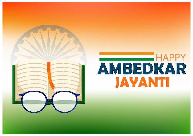 Illustration Vectorielle Babasaheb Bhimrao Ambedkar Jayanti Modèle De Bannière De Poste Modifiable