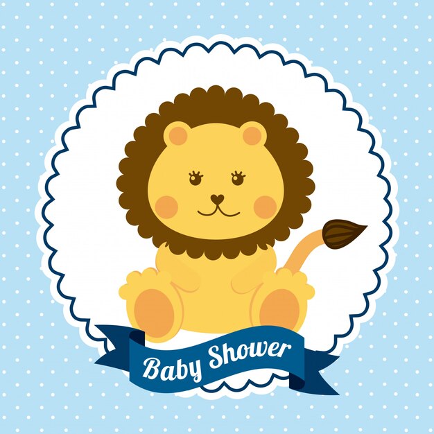 Illustration Vectorielle De Baby Shower Graphisme