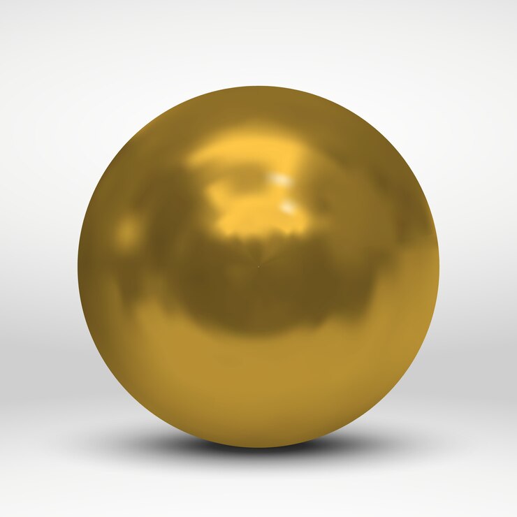 Vecteur illustration vectorielle avec ballon d&#39;or sur fond blanc