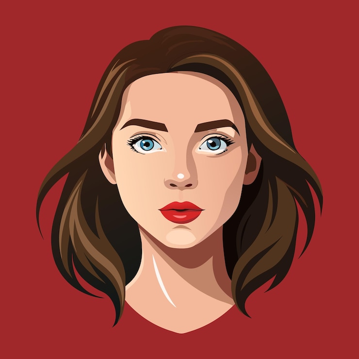 Vecteur illustration vectorielle de la beauté du visage des femmes