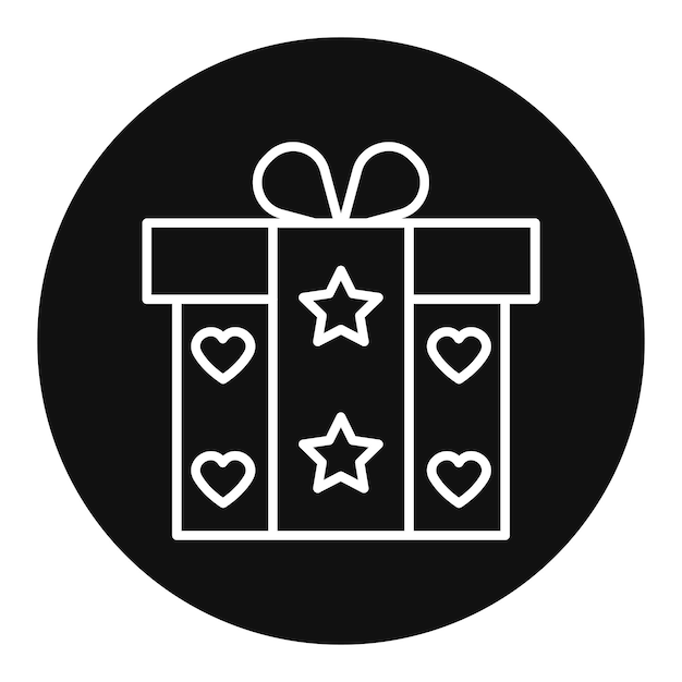 Illustration vectorielle de la boîte à cadeaux