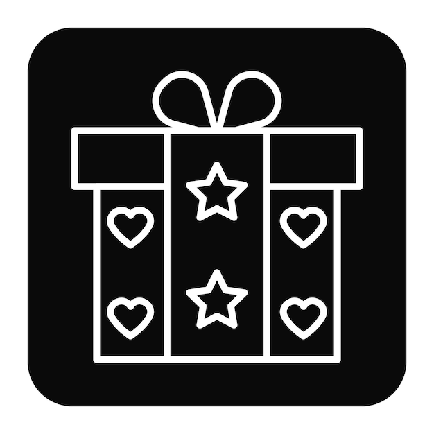 Illustration vectorielle de la boîte à cadeaux