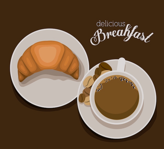 Illustration vectorielle de boulangerie design