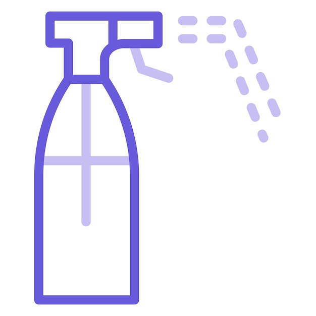Vecteur illustration vectorielle de la bouteille de sparay