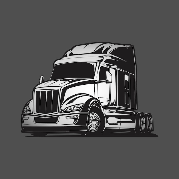 Illustration Vectorielle De Camion