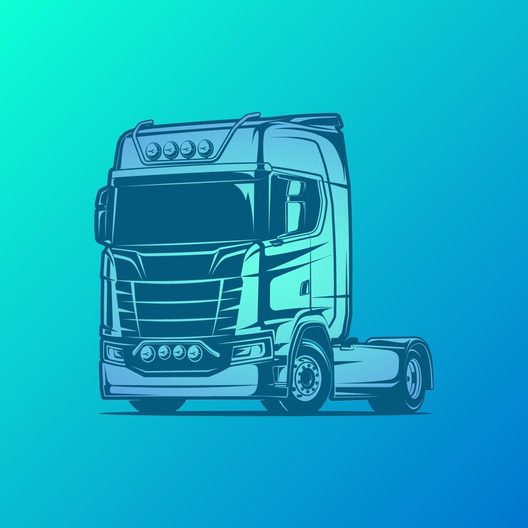 Illustration vectorielle de camion