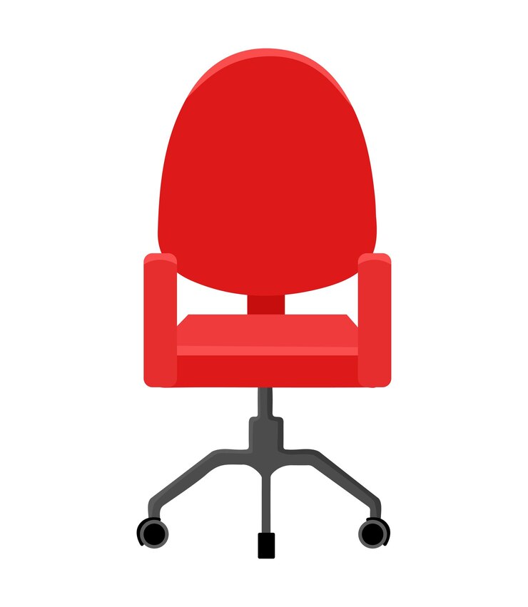 Vecteur illustration vectorielle de chaise d'ordinateur