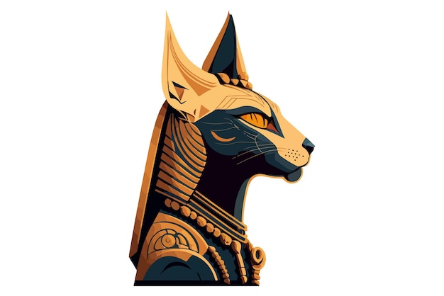 Illustration Vectorielle De Chat Pharaonique