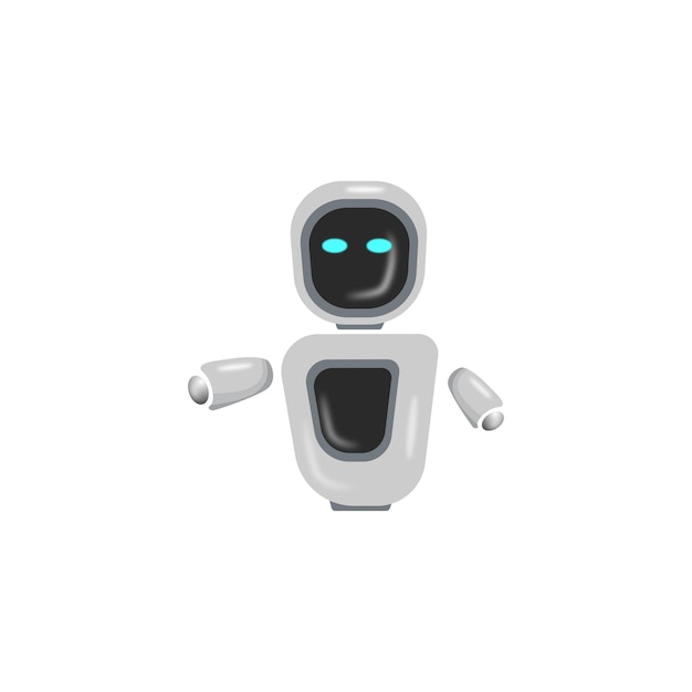 Illustration vectorielle de chatbot robot