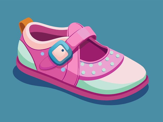 Vecteur illustration vectorielle de chaussures pour bébés