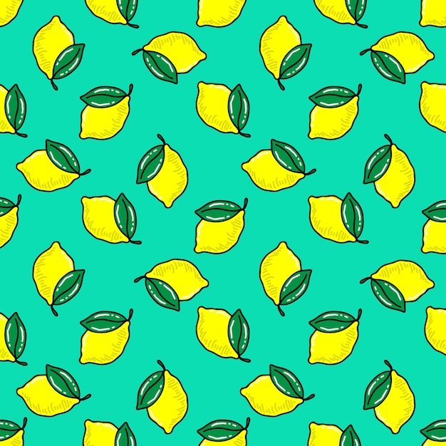 Illustration Vectorielle De Citron Citron Jaune