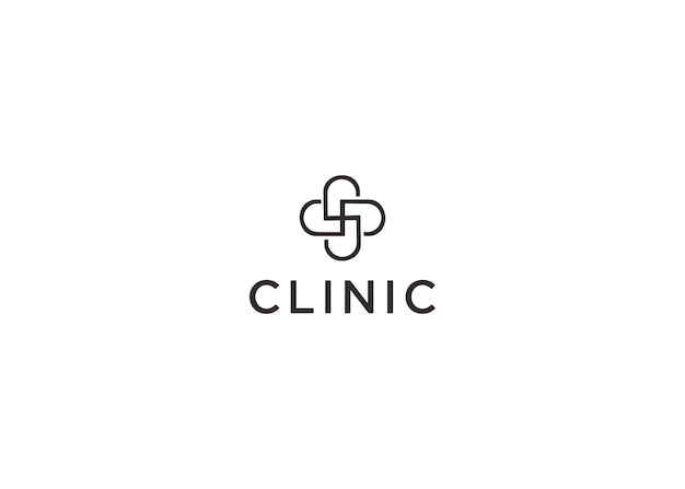 Illustration Vectorielle De Clinique Logo Design
