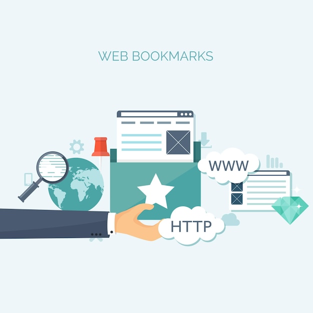Illustration vectorielle, codage de fond plat, programmation et optimisation des moteurs de recherche SEO