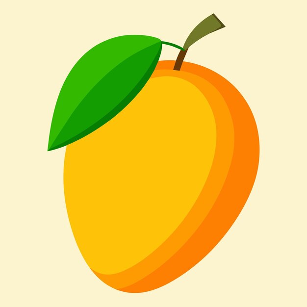 L'illustration Vectorielle Colorée Du Dessin Animé Mango
