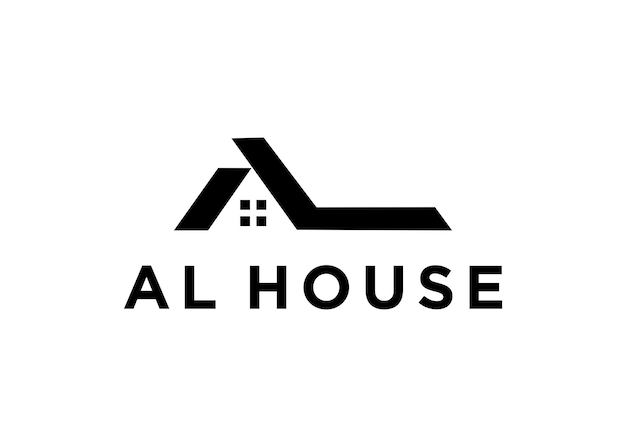illustration vectorielle de la conception du logo de la maison