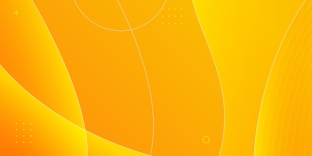 Vecteur illustration vectorielle de conception de fond dégradé orange moderne