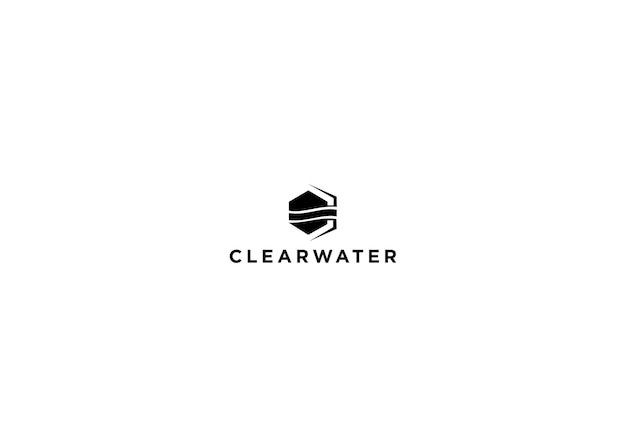 illustration vectorielle de conception de logo clearwater