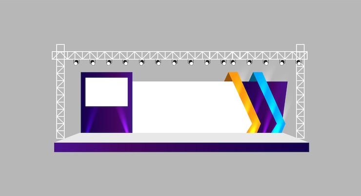 Vecteur illustration vectorielle de conception de scène 2d pour toutes sortes d'événements bien plus