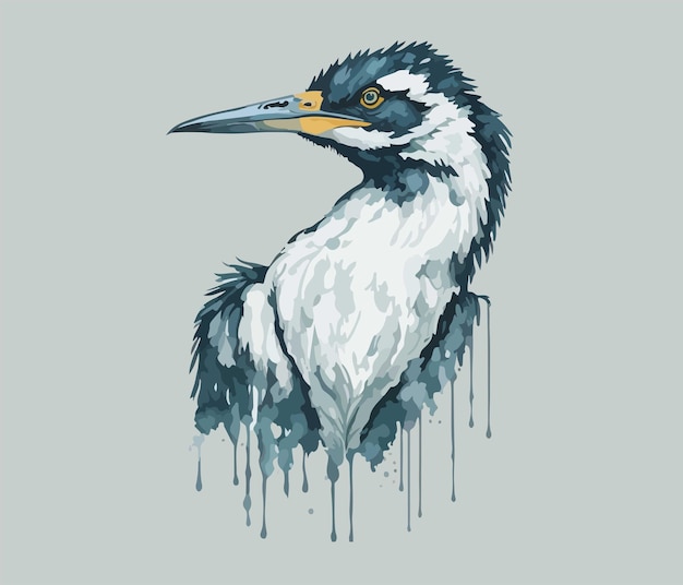 Illustration vectorielle de cormoran