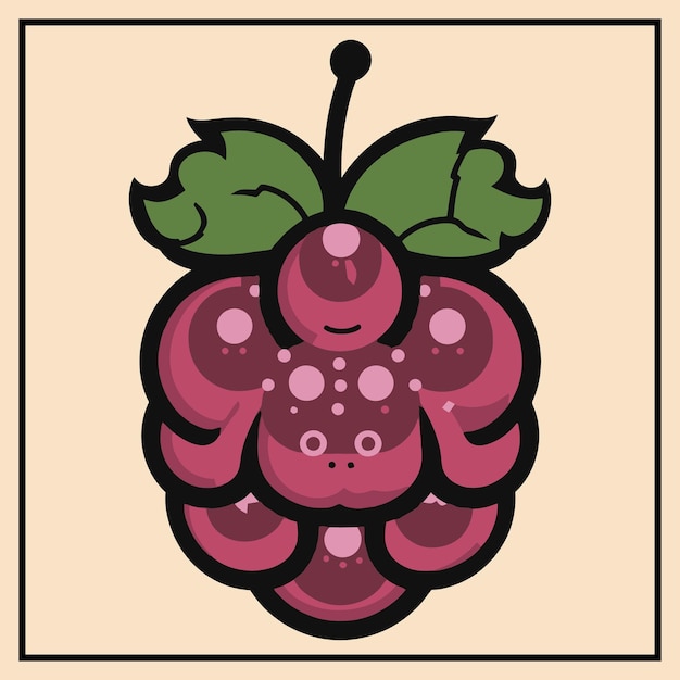 Illustration Vectorielle De Couleur De Lingonberry