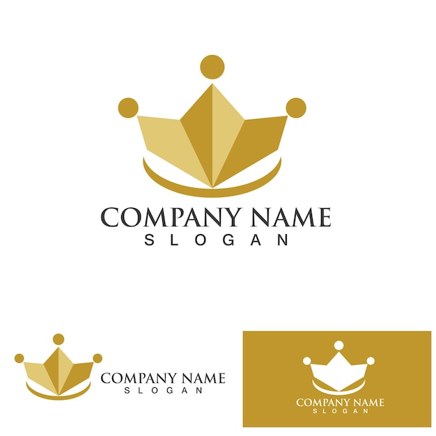 Illustration Vectorielle De Couronne Logo Template