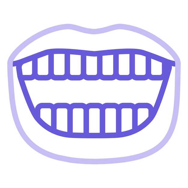 Vecteur illustration vectorielle des dents