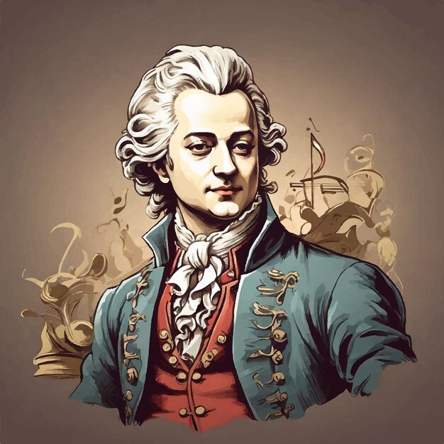 Illustration Vectorielle Dessinée à La Main Par Mozart