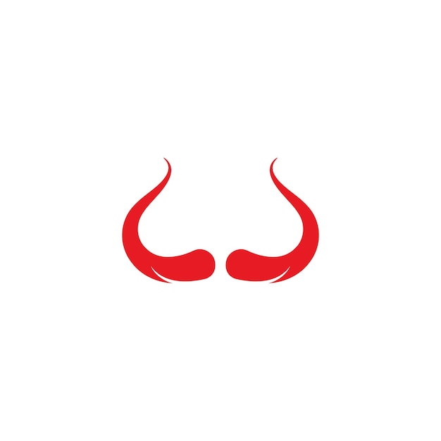 Illustration Vectorielle De Diable Corne Logo