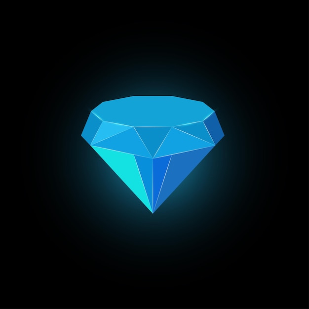 Vecteur illustration vectorielle de diamant