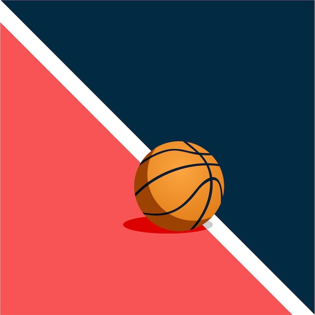 Illustration vectorielle du basket