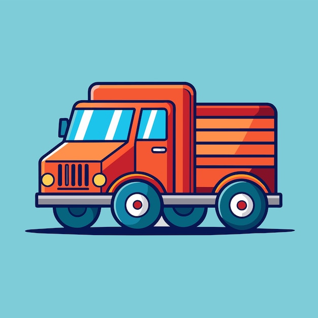 illustration vectorielle du camion