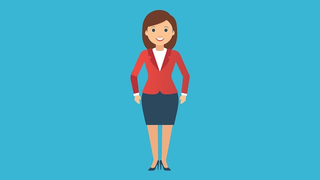 Illustration vectorielle du caractère des femmes d'affaires