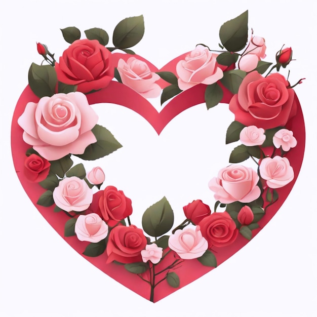 Vecteur illustration vectorielle du cœur pour la saint-valentin