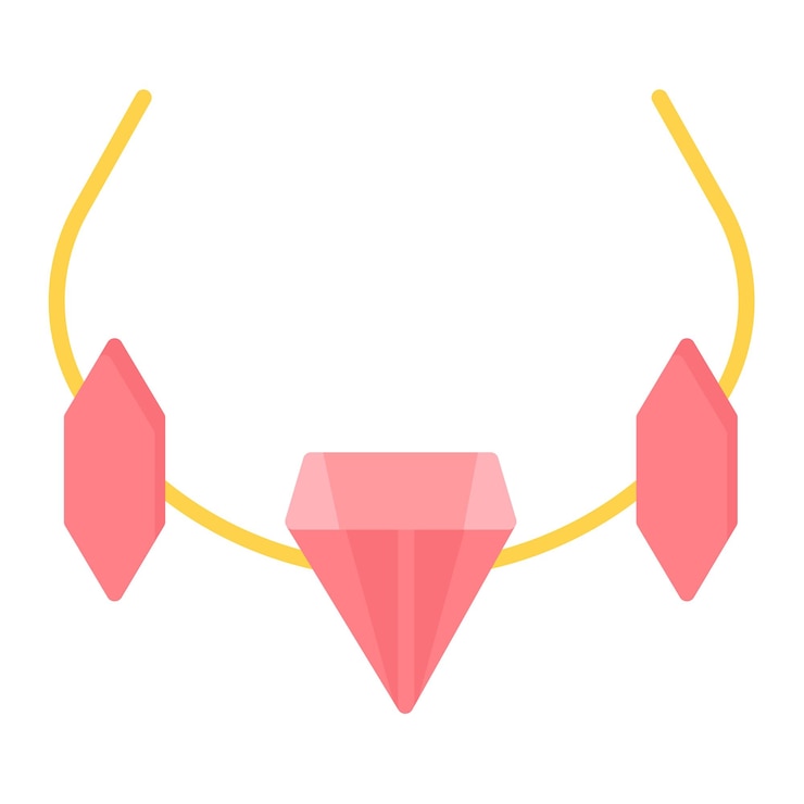 Vecteur illustration vectorielle du collier