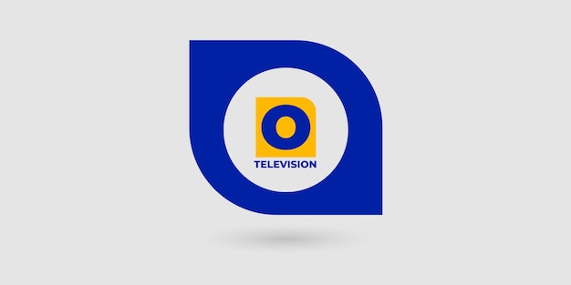 Illustration Vectorielle Du Concept De Conception De Logo De Chaîne De Télévision Professionnelle