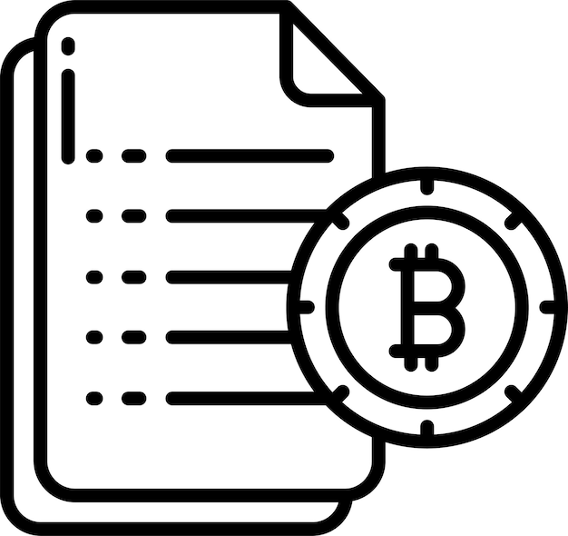 Illustration vectorielle du contour du document Adsolid