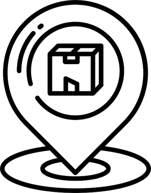 Illustration vectorielle du contour de place solide
