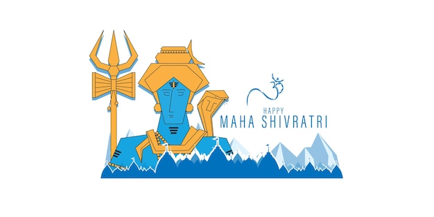 Illustration Vectorielle Du Festival Maha Shivratri