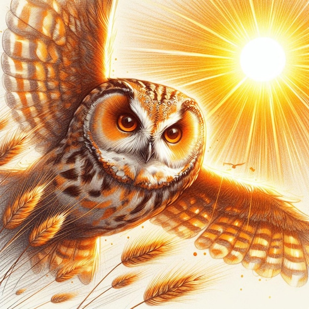 Illustration vectorielle du hibou