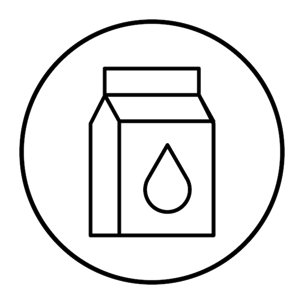 Illustration vectorielle du lait