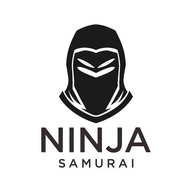 L'illustration Vectorielle Du Logo De L'athlétisme Ninja Samurai