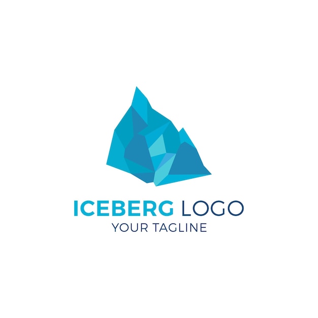 Illustration Vectorielle Du Logo Iceberg