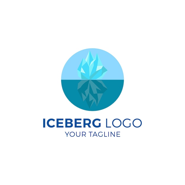 Illustration Vectorielle Du Logo Iceberg