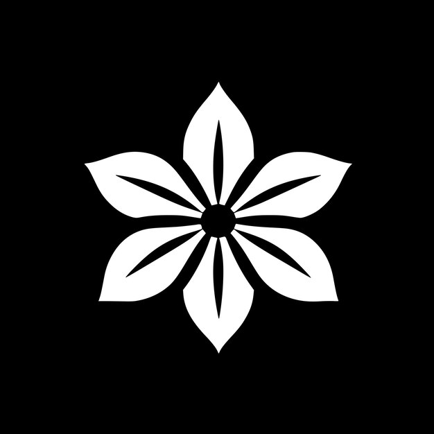 Vecteur illustration vectorielle du logo minimaliste et plat de daisy