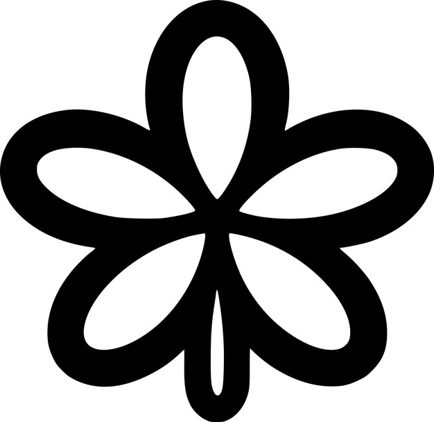 Vecteur illustration vectorielle du logo minimaliste et plat de daisy