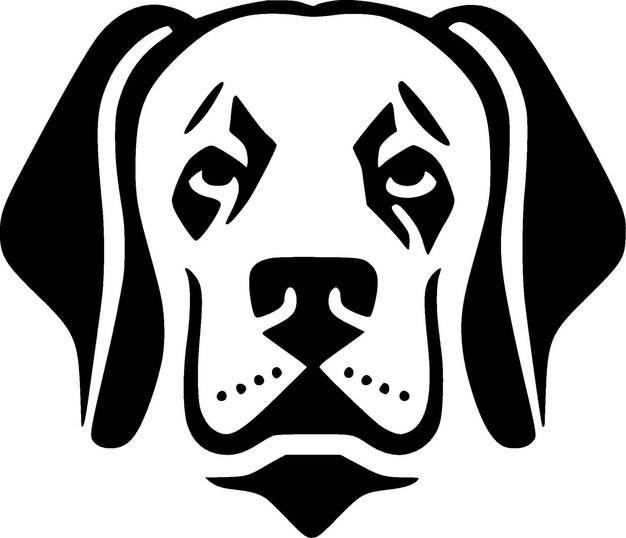 Illustration vectorielle du logo minimaliste et plat de la Dalmatie