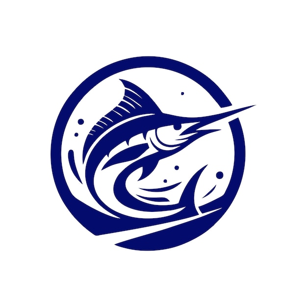 Illustration Vectorielle Du Logo De La Pêche Au Marlin